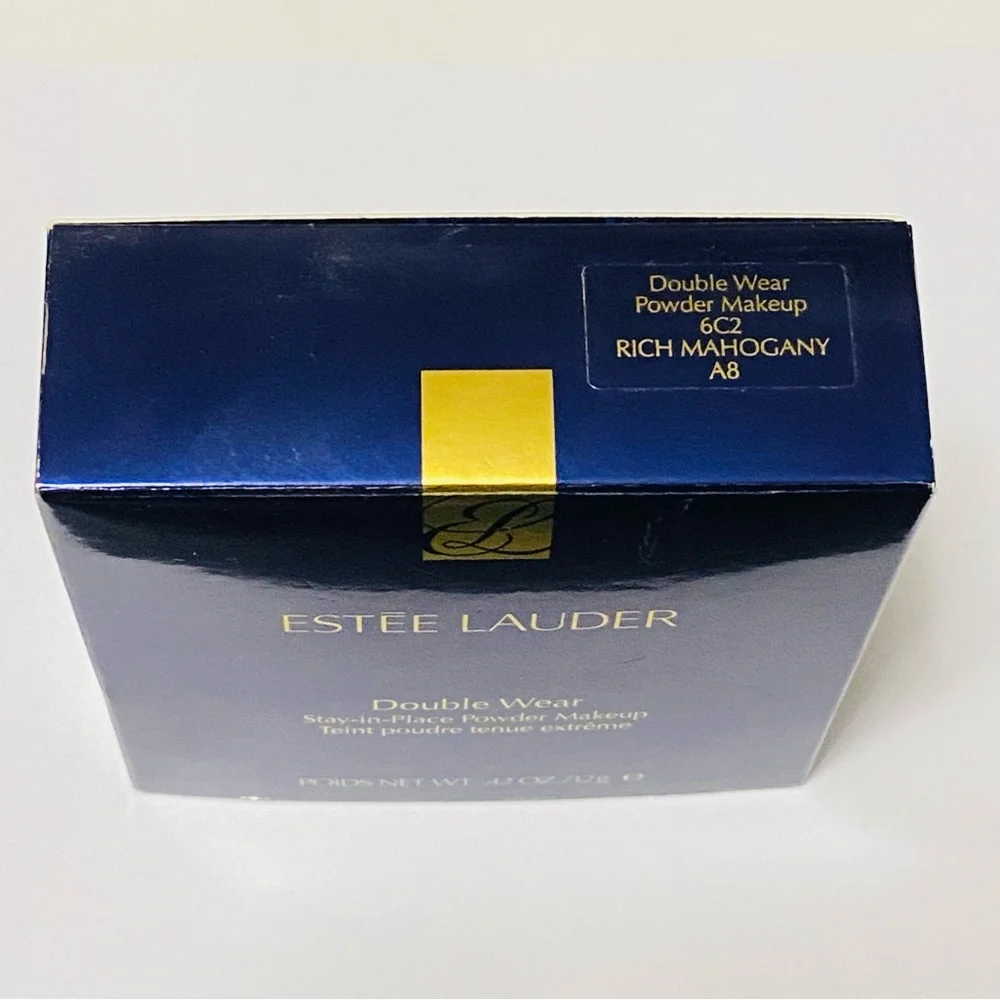 Estee Lauder Double Wear Stay-In-Place Powder Makeup -‎ Rich Mahogany (6C2) NWT